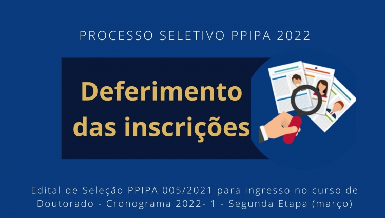 Deferimento Inscrições
